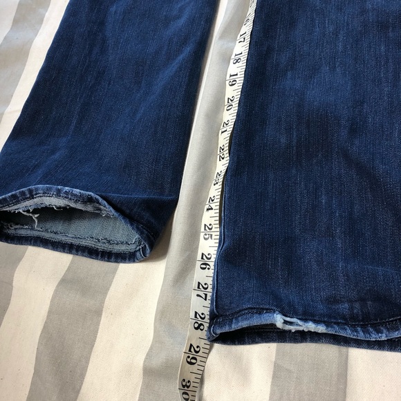 7 for all mankind boot cut jeans short - Picture 7 of 7